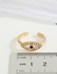 Fashion Gold Alloy Diamond Eye Open Ring