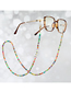 Fashion Color Suebito Letter Halterneck Glasses Chain