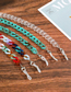 Fashion Color Acrylic Leopard Print Chain Halter Neck Glasses Chain