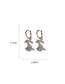 Fashion Tassel Earrings Diamond-studded Rabbit Earrings