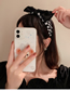 Fashion Black Bow Plaid Bow Headband