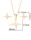 Fashion Silver Stainless Steel Ecg Earrings Necklace Set