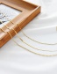 Fashion Gold Alloy Geometric Necklace Accessories