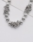 Fashion Silver Metal Opal Thorn Bracelet