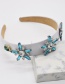 Fashion Style 2 Broad-brimmed Headband With Diamonds And Flowers