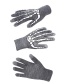 Fashion Black 14cm (children) Halloween Magic Full Finger Skull Bone Gloves