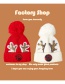 Fashion Red Christmas Fawn Knitted Hat
