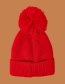 Fashion Red Christmas Fawn Knitted Hat