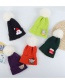 Fashion Light Gray Christmas Knitted Woolen Hat With Balls