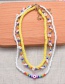Fashion Color Rice Beads Woven Multilayer Bracelet