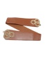 Fashion Brown Chinese Knot Buckle Belt