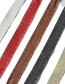 Fashion Beige Lace Faux Leather Belt With Wide Belt