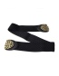 Fashion Black Carved Belt Waist Belt