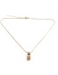 Fashion Gold Coloren-9 Copper Plated Real Gold Palm Eye Necklace