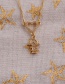 Fashion Boy Copper Inlaid Zirconium Love Boy Necklace
