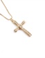 Fashion 8# Copper Inlaid Zirconium Cross Necklace