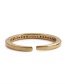 Fashion Gold Color Micro-inlaid Zirconium Geometric Open Ring