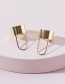 Fashion Gold Color Metal Geometric Ring