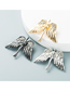 Fashion Gold Color Alloy Plating Wings Brooch