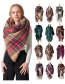 Fashion Natural White Colorful Grid Cashmere Plus Double-sided Plaid Scarf
