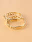 Fashion Gold Color Geometric Letter Chain Earrings