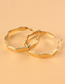 Fashion Gold Color Metal Bamboo Ring Earrings