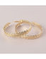 Fashion Gold Color Metal Hollow Earrings