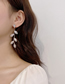 Fashion Silver Color Alloy Diamond Branch Earrings