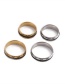 Fashion Steel Color Stainless Steel Ring Ring