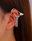Fashion Silver Color-3 Elf Tassel Non-hole Ear Bone Clip