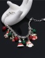 Fashion Christmas Tree Lobster Clasp Christmas Tree Snowman Christmas Bracelet