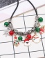 Fashion Santa Claus Christmas Santa Agate Bead Necklace
