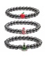 Fashion Apple Christmas Tree Snowman Apple Magnetic Beaded Bracelet