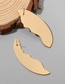 Fashion Gold Color Alloy Geometric Asymmetric Earrings