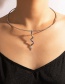 Fashion Serpentine Alloy Knotted Snake Necklace