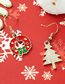 Fashion Christmas Tree Alloy Oil Drop Christmas Star Earrings