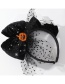 Fashion Black Halloween Pumpkin Bow Headband