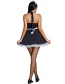 Fashion Black Halloween Suspender Lace Skirt