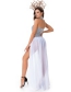 Fashion White Halter Hollow One-piece Dress Yarn