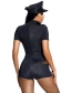 Fashion Black Hollow Lace Bodysuit With Fishnet Stockings
