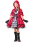 Fashion Red Halloween Embroidered Lace Trim Dress