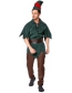 Fashion Dark Green Pleated Trouser Suit With Lace-up Waist Top