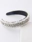Fashion Hair Band Pearl-rimmed Diamond Geometric Headband