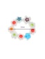Fashion Color Mixing Acrylic Flower Ring