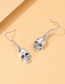 Fashion Silver Color Alloy Skull Earrings