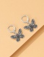 Fashion Silver Color Alloy Butterfly Earrings
