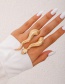 Fashion Gold Color Alloy Snake Ring