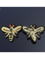 Fashion Bee Embroidered Bee Brooch Beaded Cloth Sticker