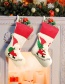Fashion Christmas Tree Socks Christmas Embroidery Faceless Old Man Large Christmas Stocking