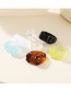 Fashion Coffee Color Resin Butterfly Ring